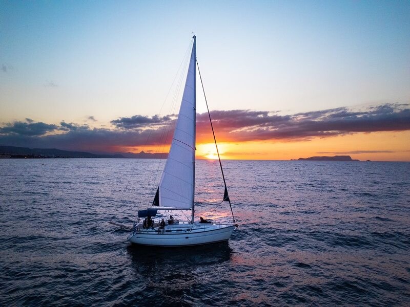 Sunset Route by yacht